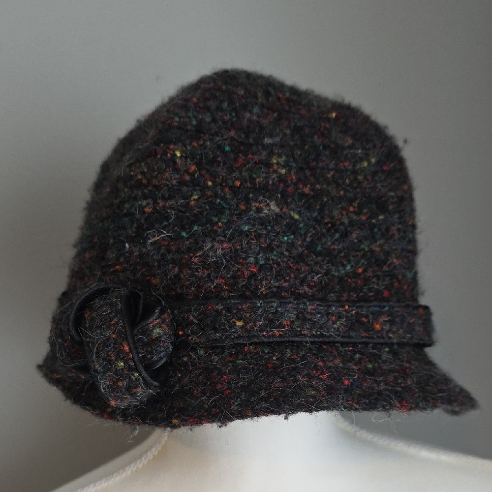 Betmar Tweed Wool Blend Cloche Hat